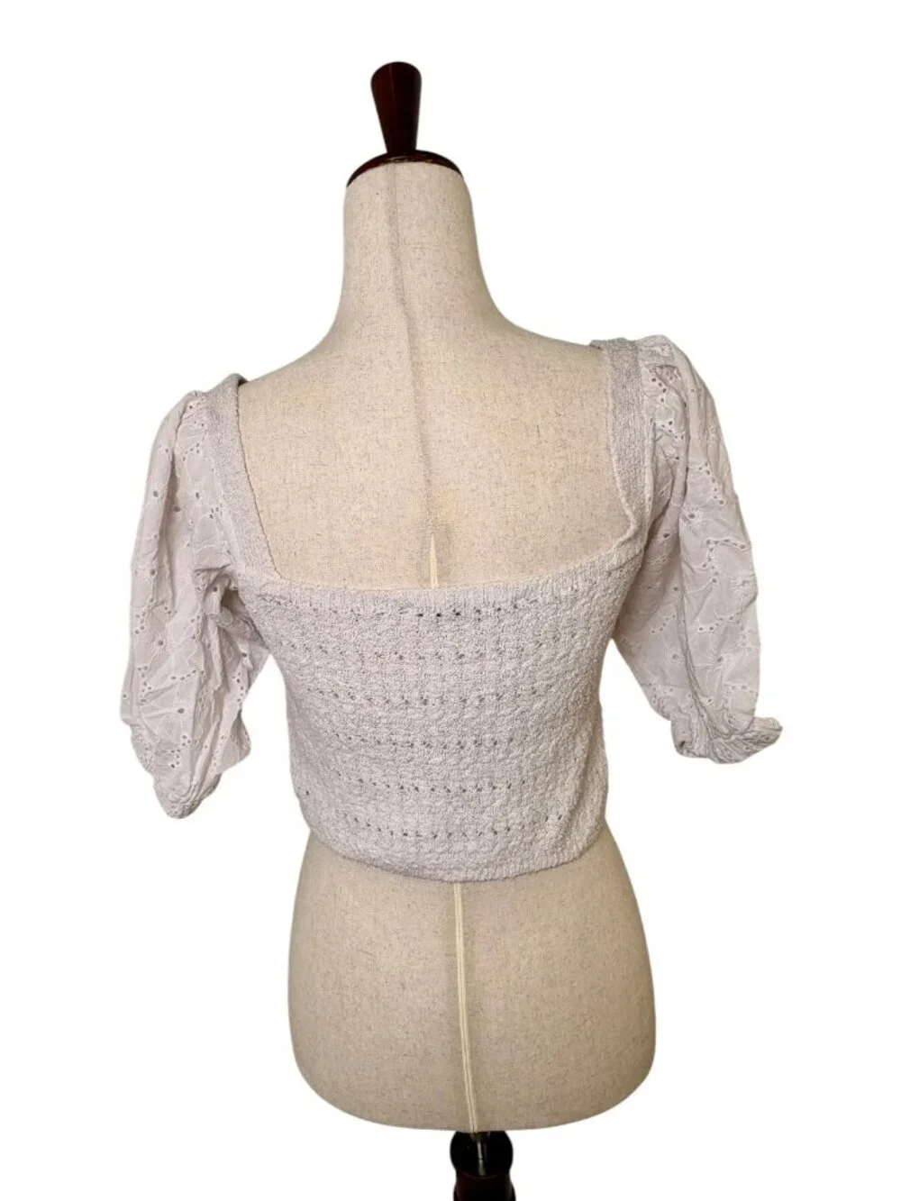 Zara white cropped